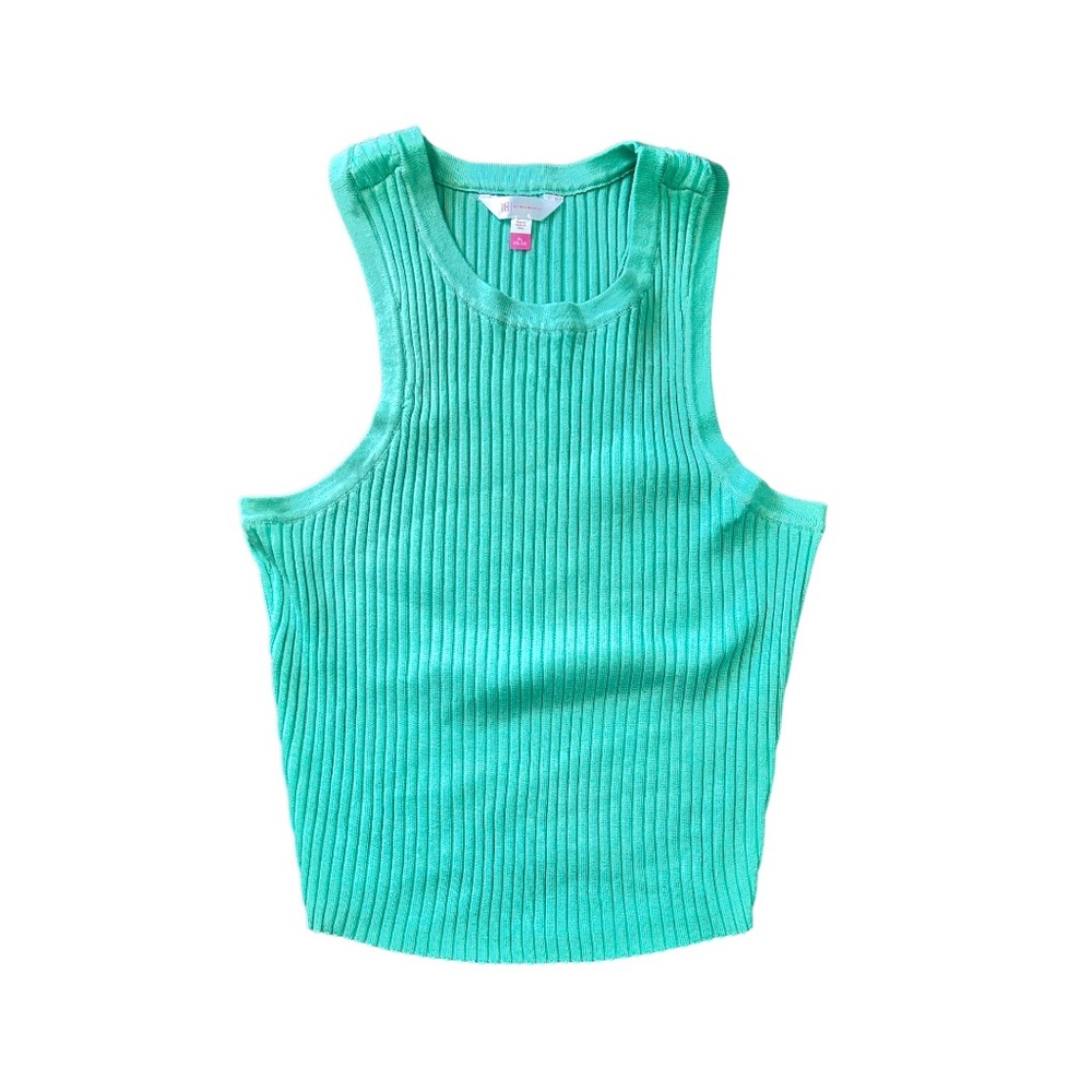 NWOT  No Boundaries Juniors Seamless Tank Top in Turquoise